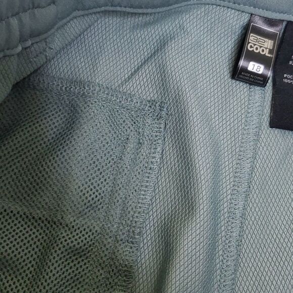 NEW 18 ZIP POCKETS SAGE GREEN LIGHTWEIGHT 32 COOL DRESS CASUAL PANTS 1X 2X NWT - Picture 10 of 14